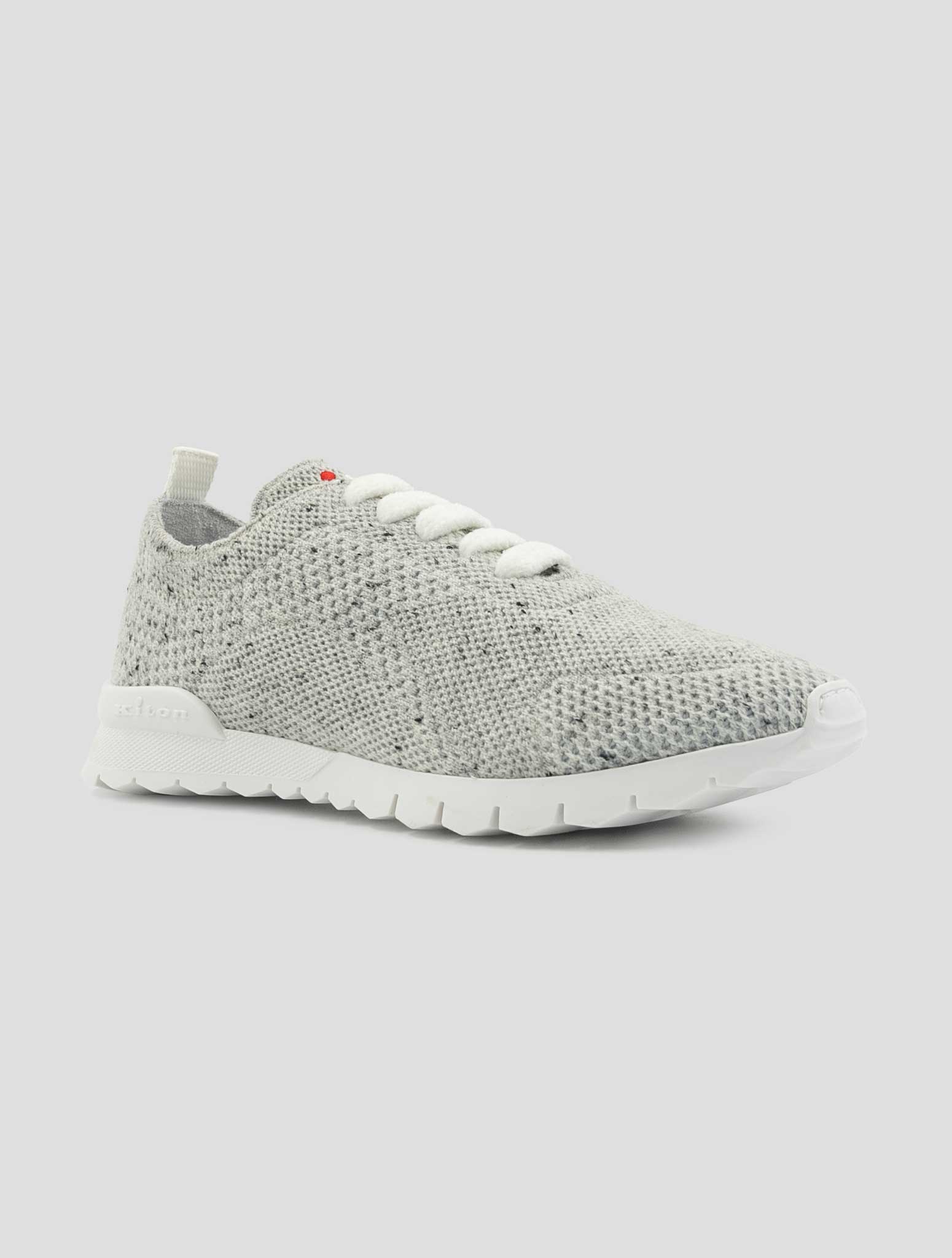 Kiton Gray Cashmere Pl Sneakers