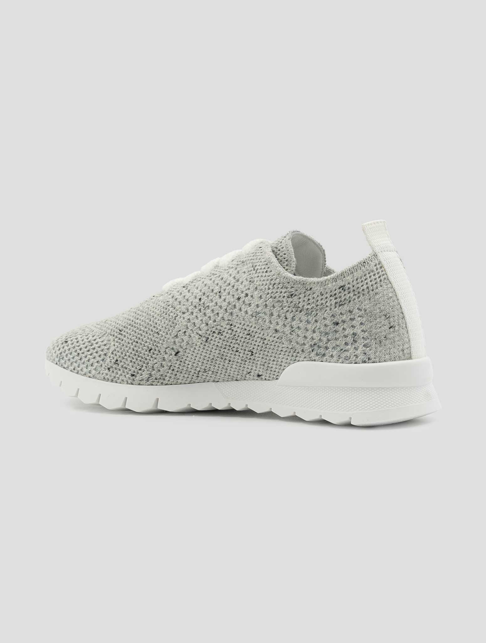 Kiton Gray Cashmere Pl Sneakers