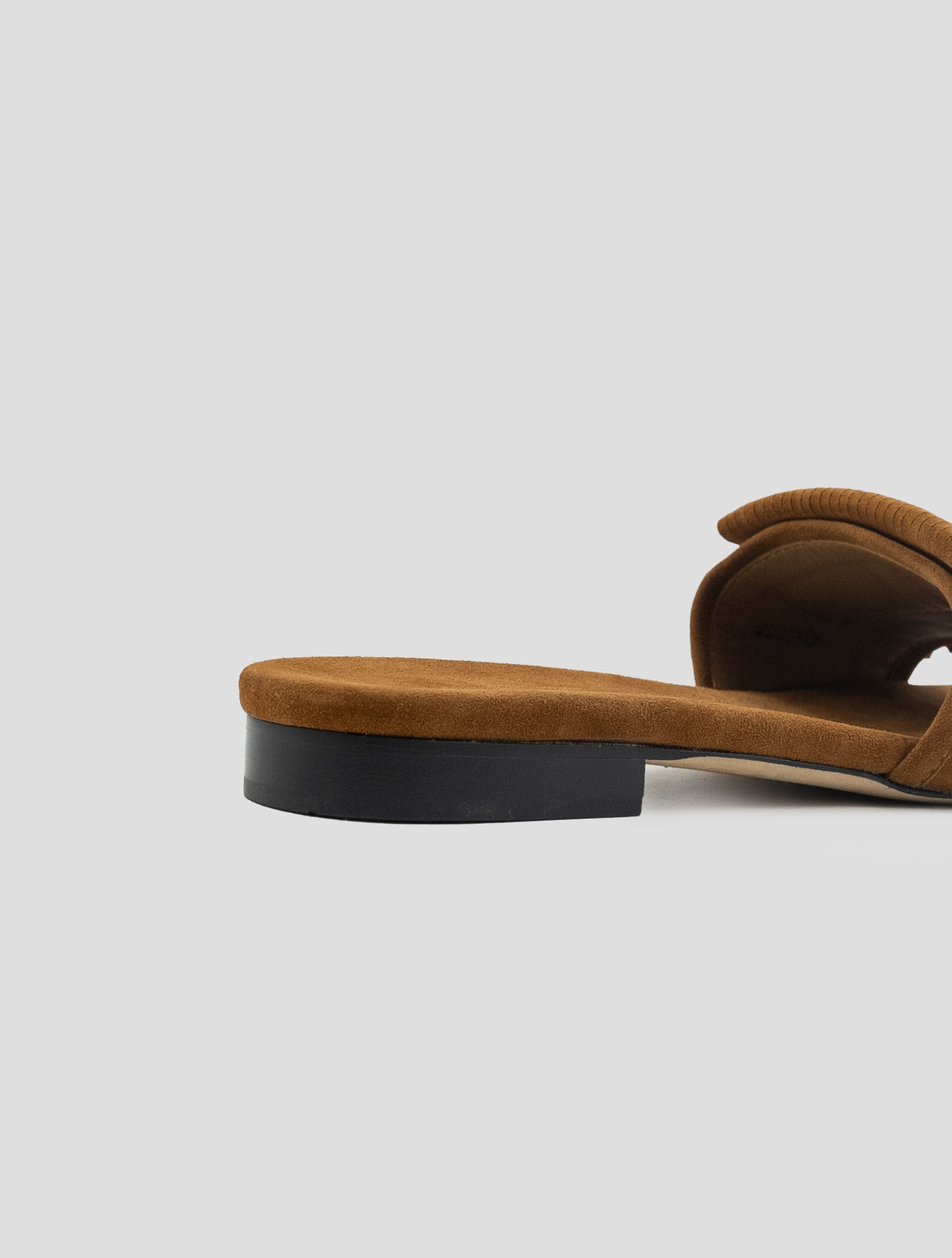 Kiton Brown Leather Suede Sandals