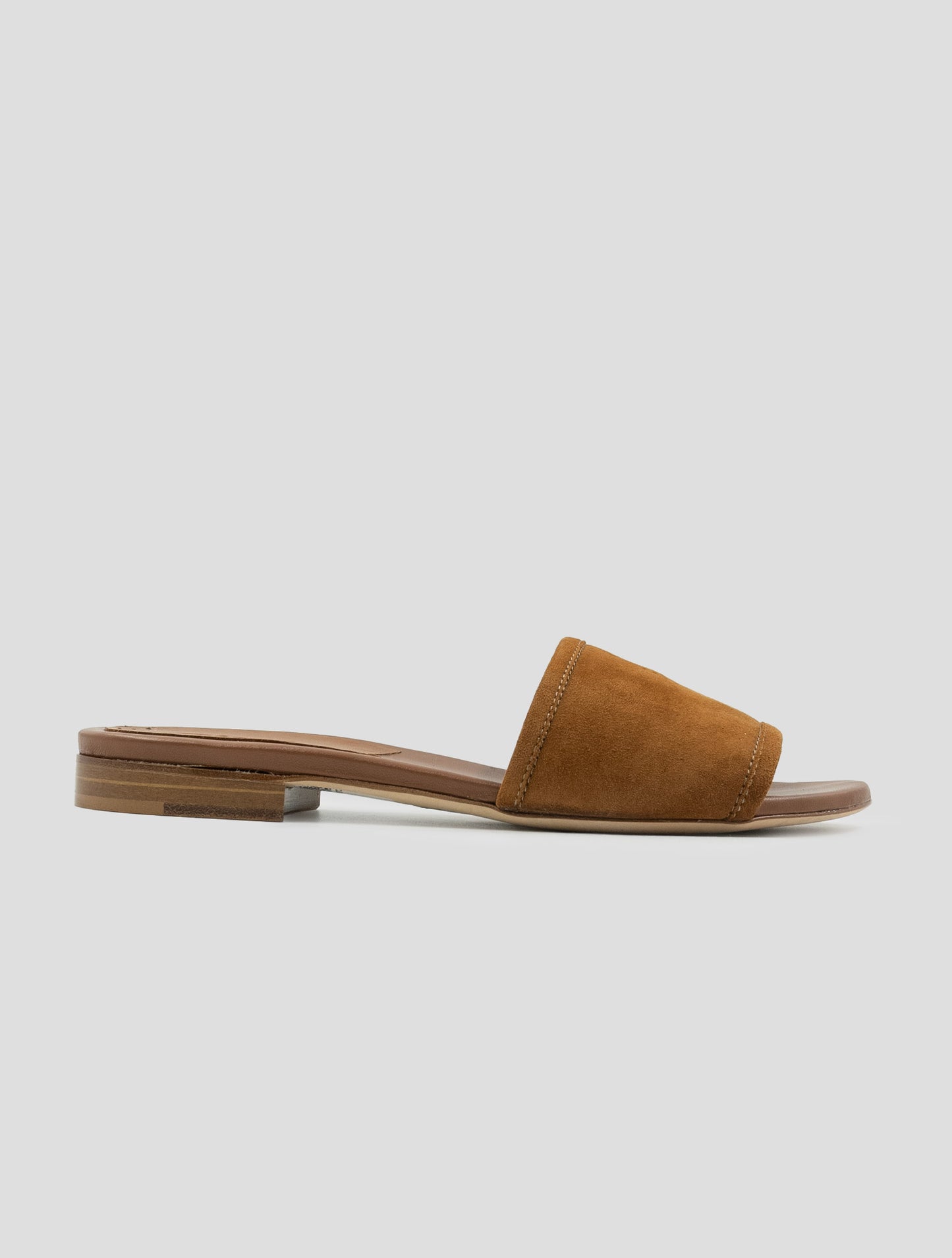 Kiton Brown Leather Suede Leather Sandals