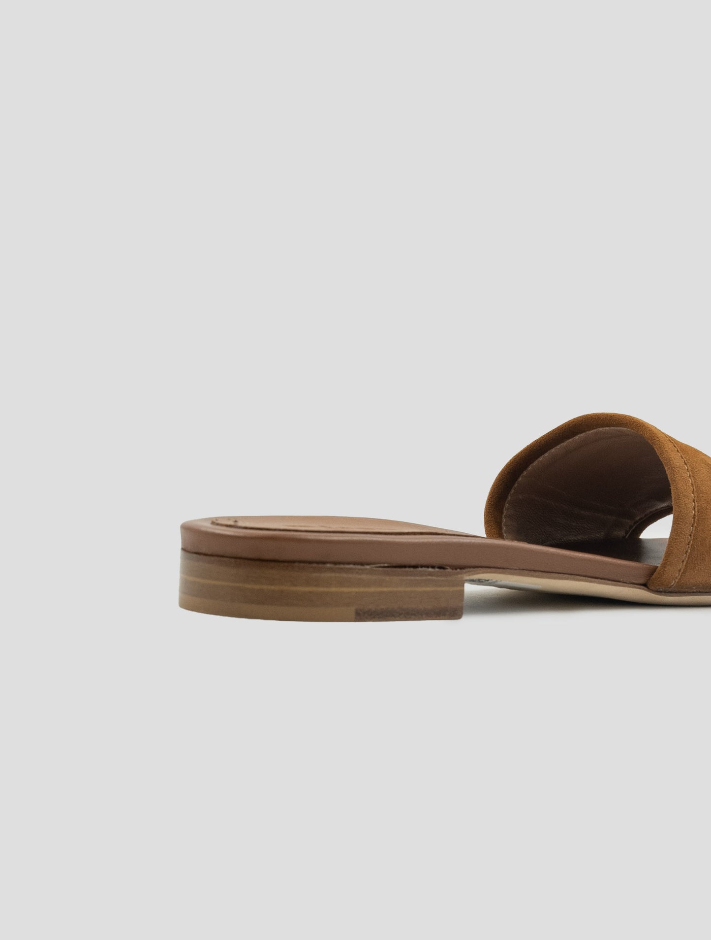 Kiton Brown Leather Suede Leather Sandals