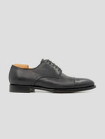 Kiton Black Leather Calf Dress Shoes