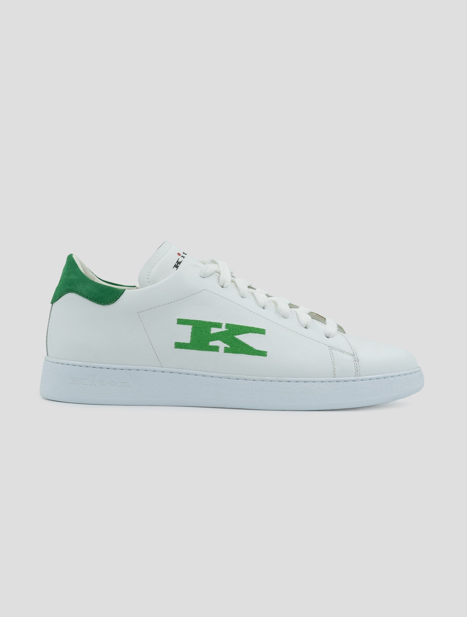 Kiton White Leather Sneakers