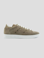 Kiton Brown Leather Suede Sneakers