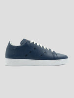 Kiton Blue Leather Sneakers