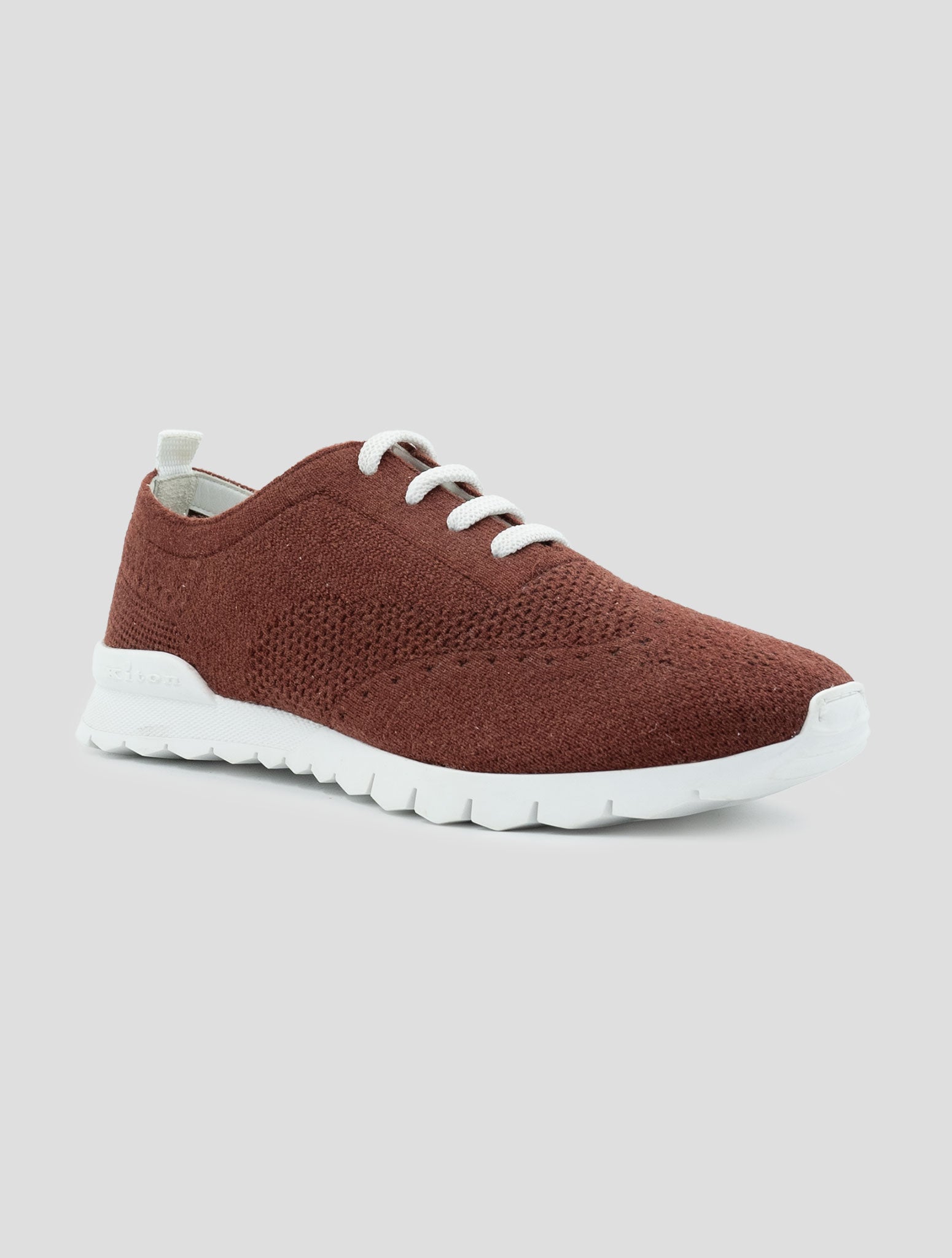 Kiton Brown Cashmere Sneakers