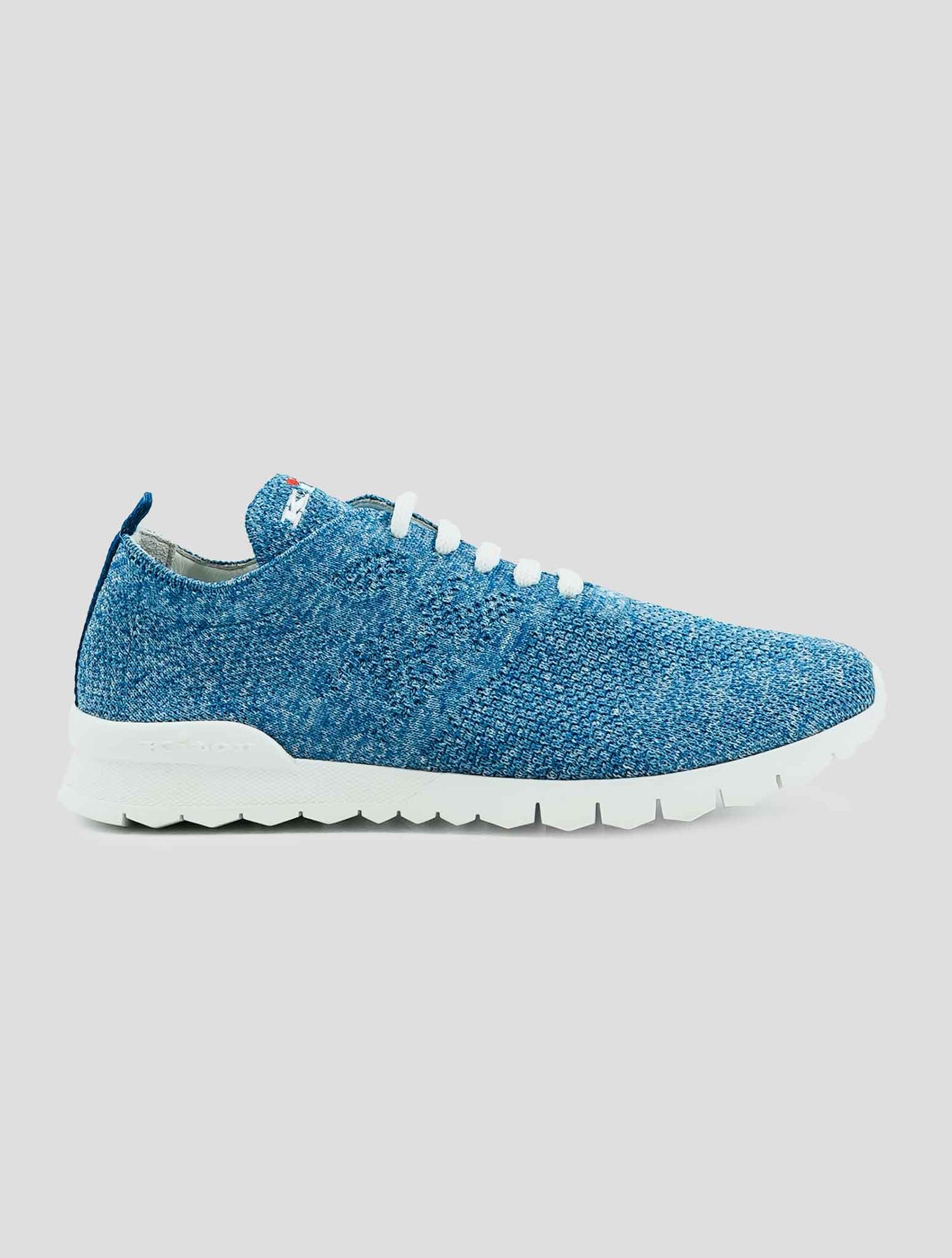 Kiton Blue Cotton Ea Sneakers