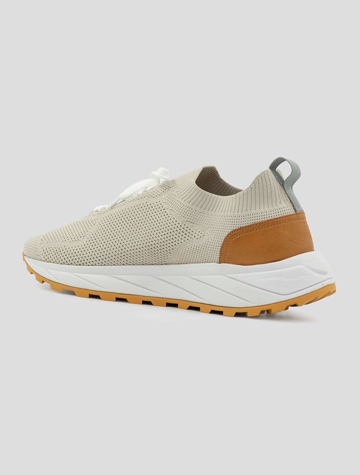 Kiton Beige Pl Tpu Wool Sneakers