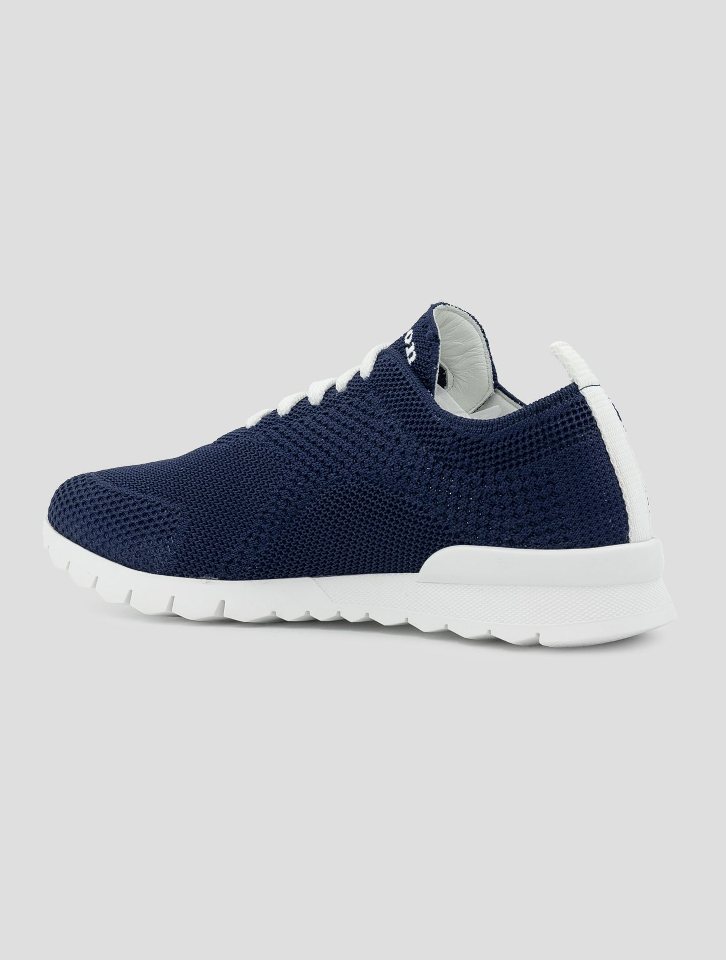 Kiton Blue Cotton Ea Sneakers