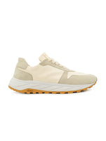 Kiton Beige Leather Suede Sneakers