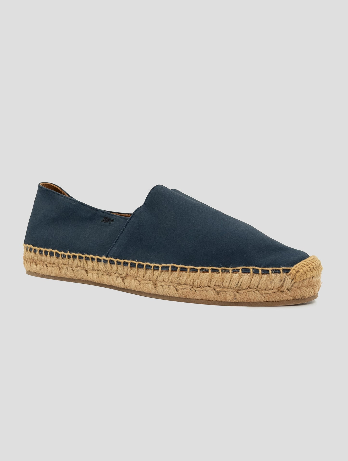 Kiton Blue Navy Cotton Espadrillas