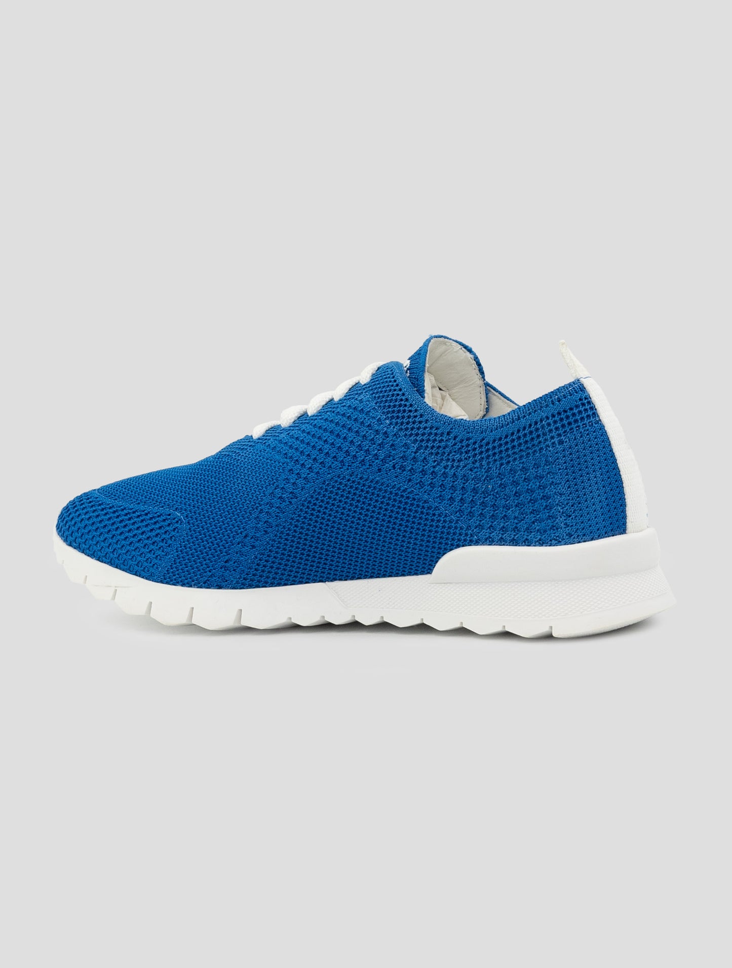 Kiton Blue Cotton Ea Sneakers
