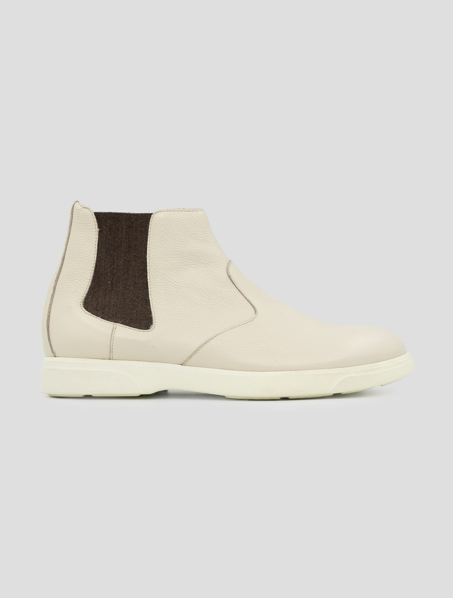 Kiton Beige Leather Boots