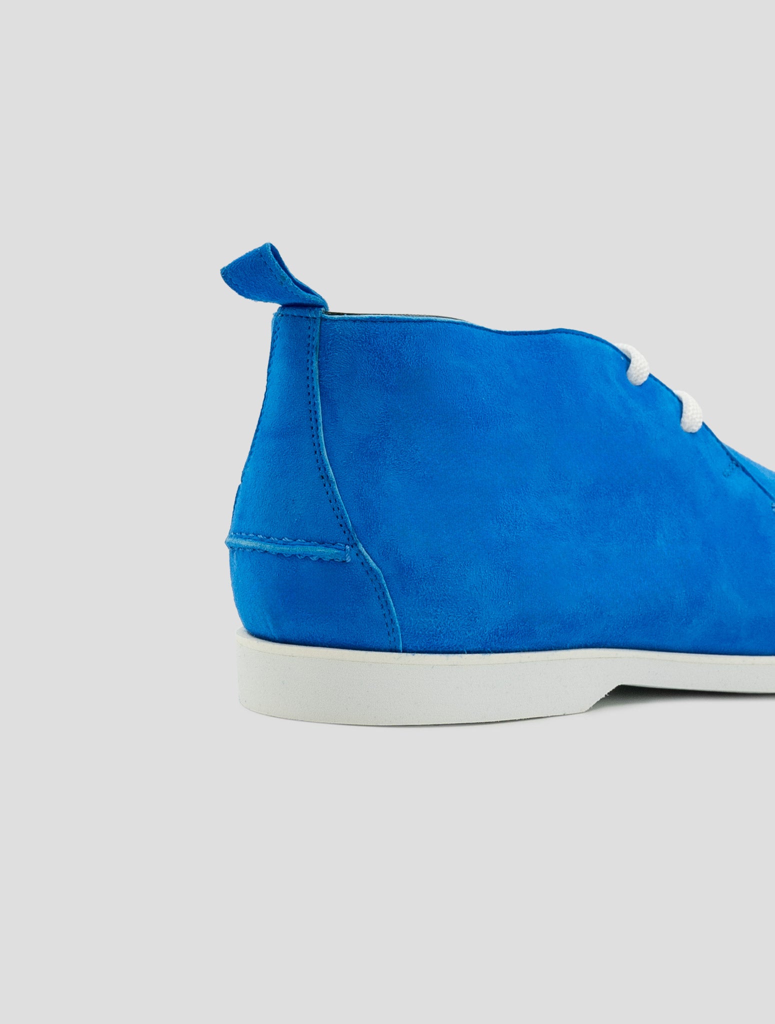 Kiton Blue Leather Suede Sneakers