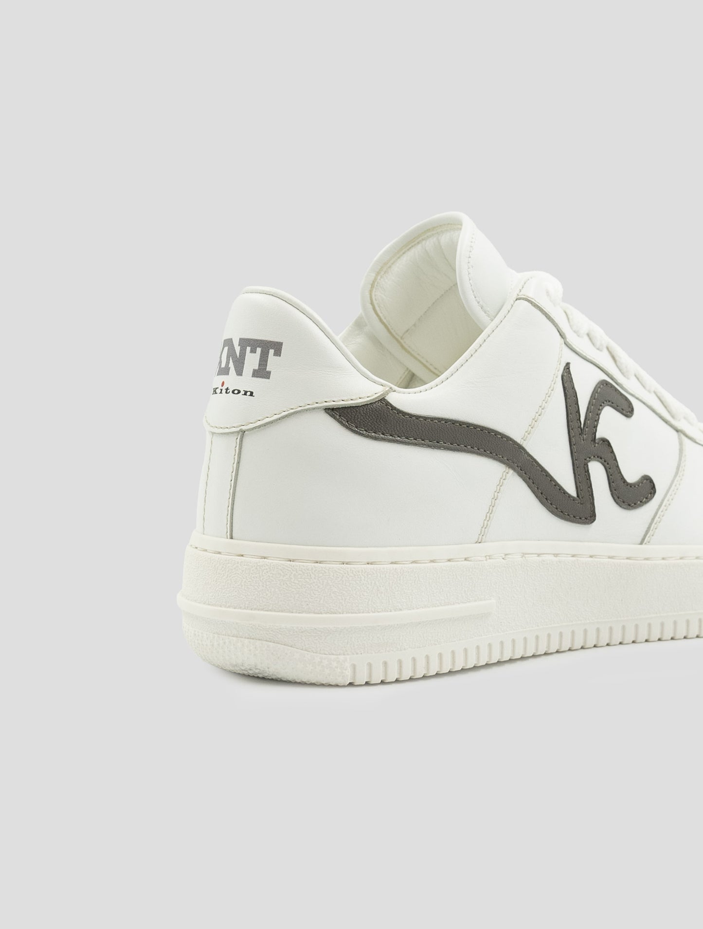 Kiton White Leather Sneakers