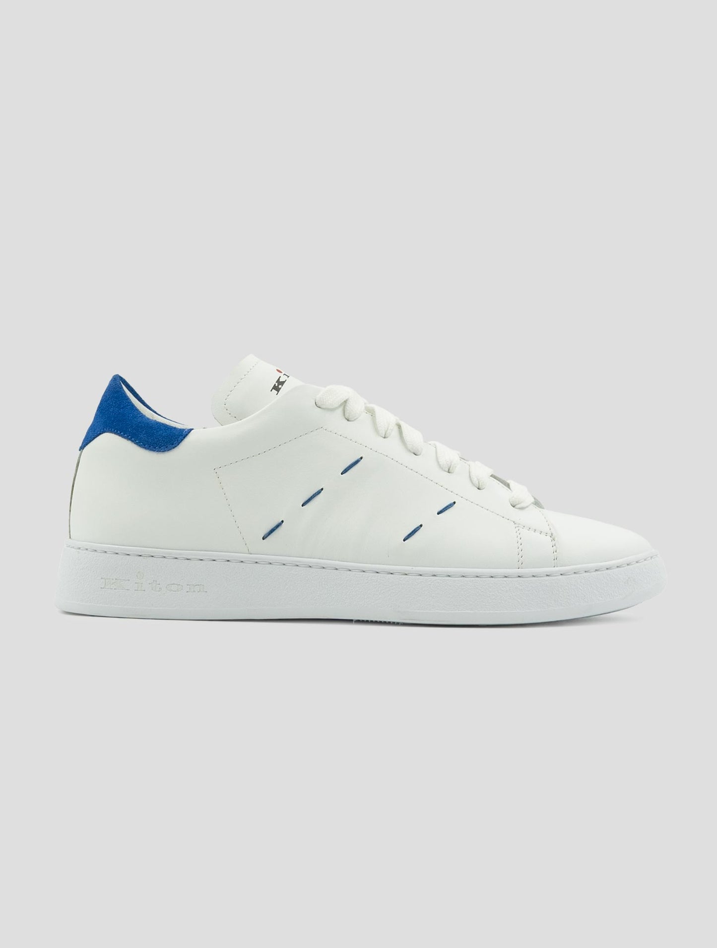 Kiton White Leather Sneakers