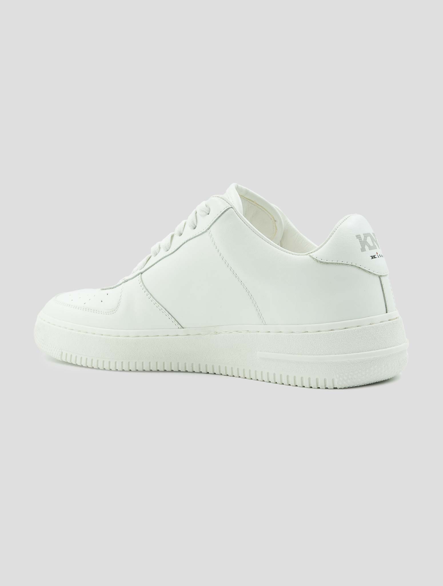 Kiton White Leather Sneakers