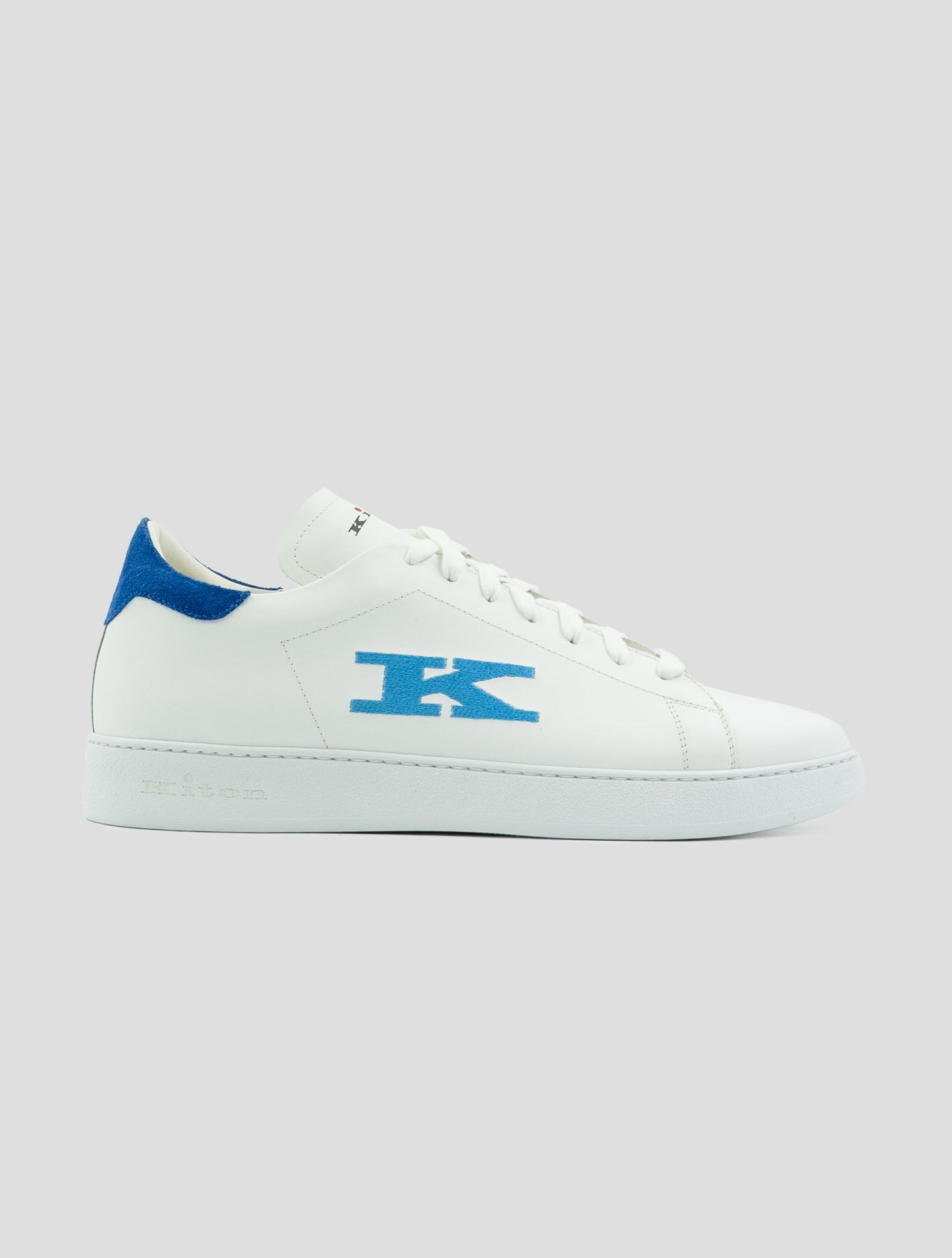 Kiton White Leather Sneakers