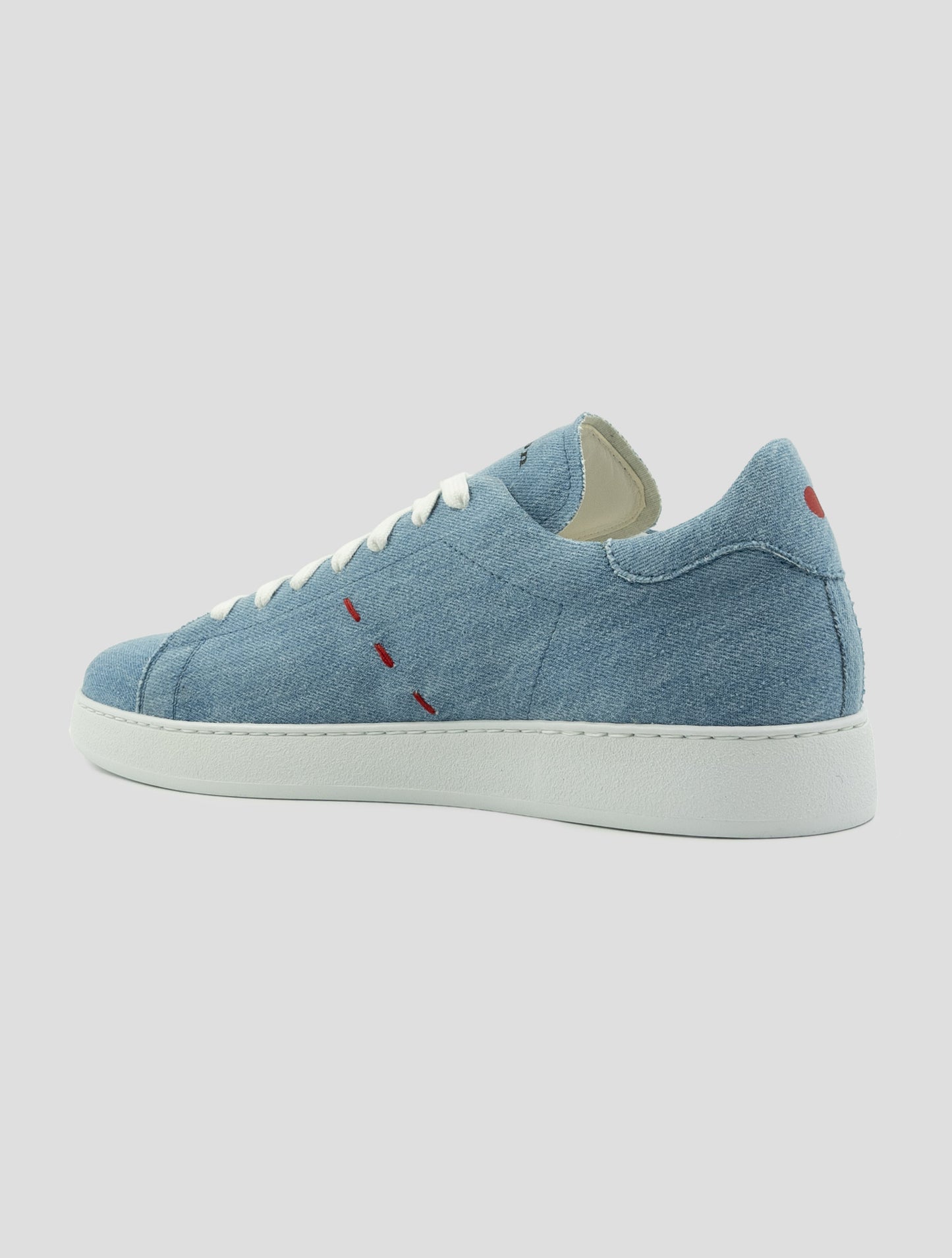 Kiton Denim Cotton Sneakers
