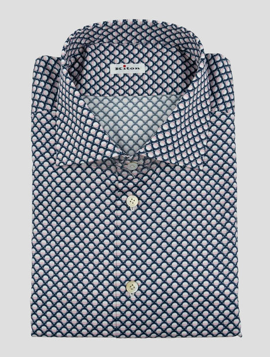 Kiton Multicolor Cotton  Shirt