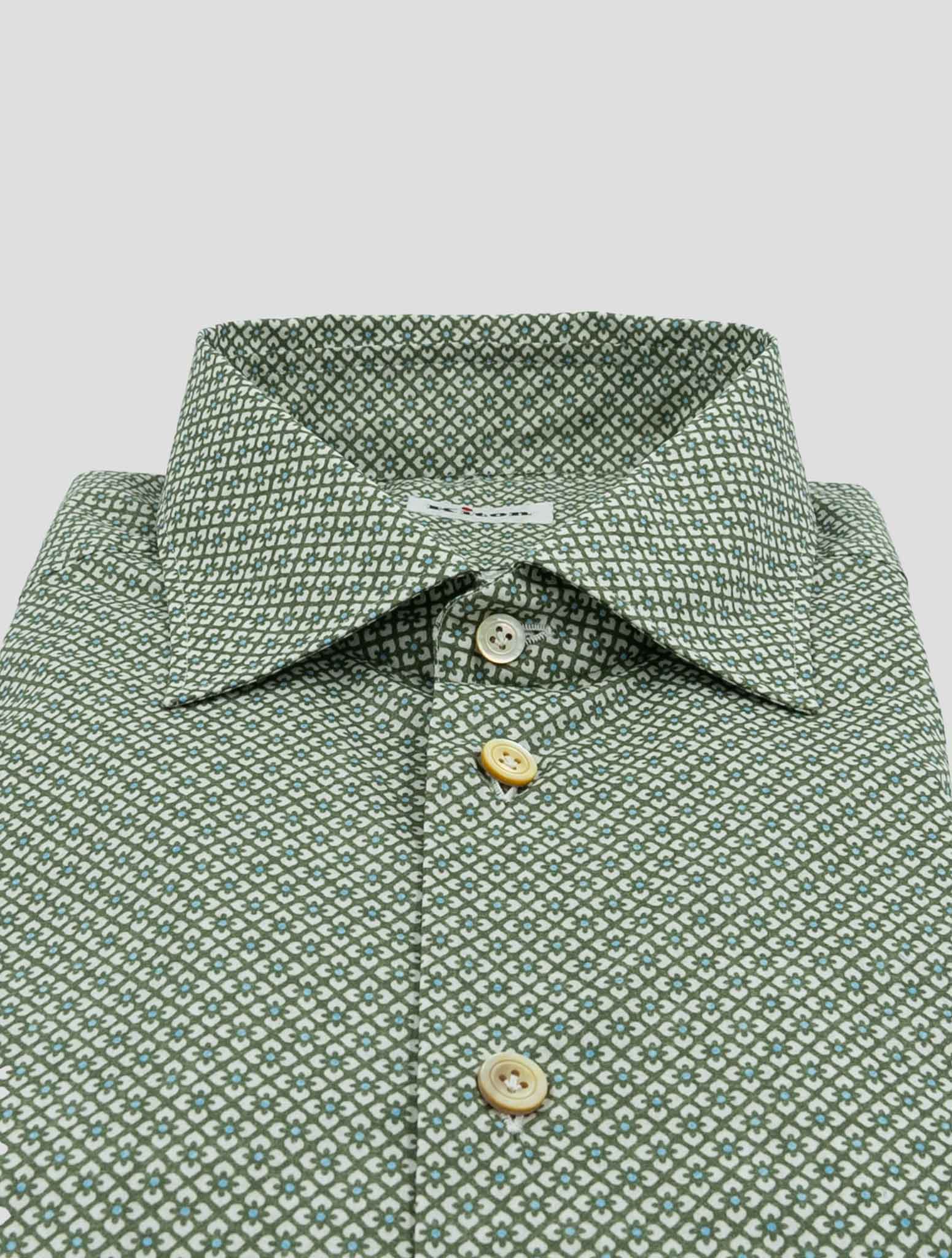 Kiton Green Cotto Ea Nerano Shirt