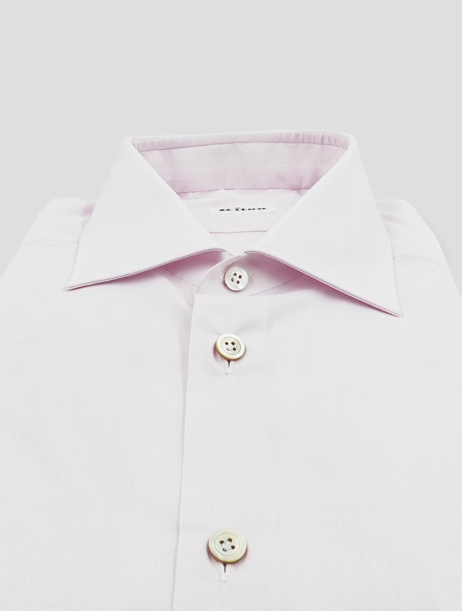 Kiton Pink Cotton Shirt