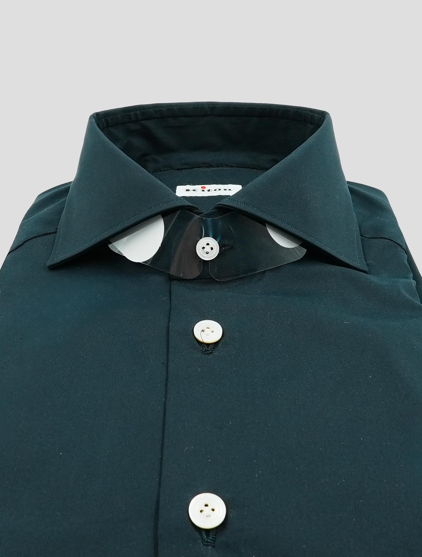 Kiton Dark Blue Cotton Shirt