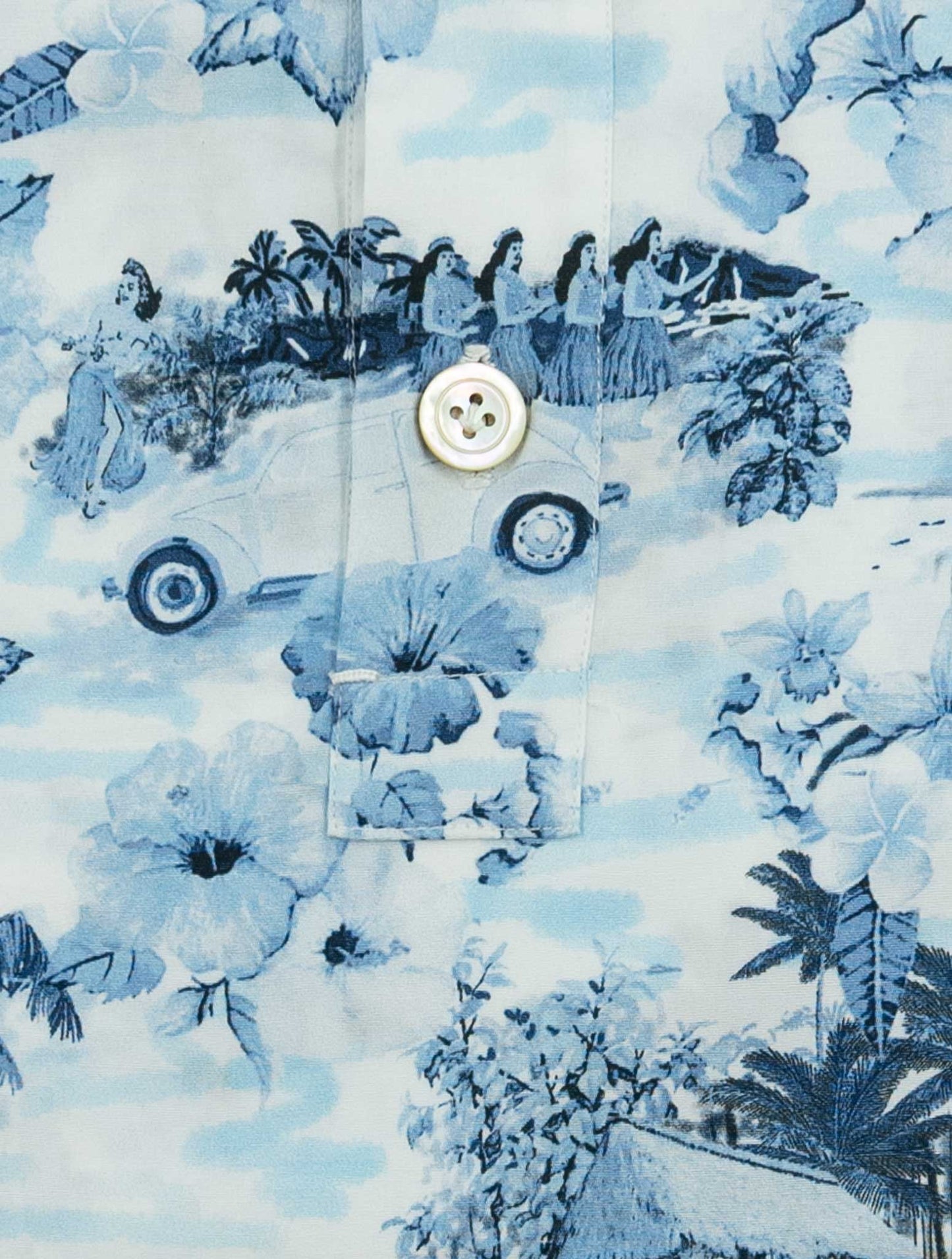 Kiton Blue Cotton Positano Polo Shirt