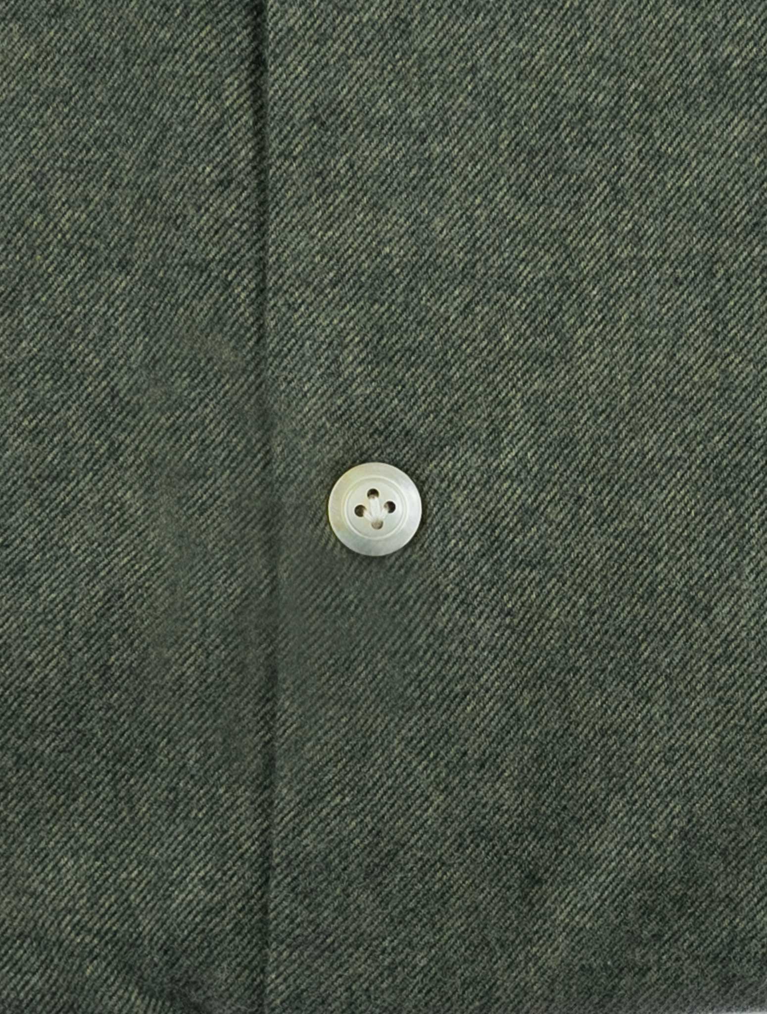 Kiton Green Cotton Shirt