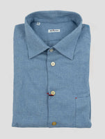 Kiton Light Blue Cotton Shirt