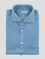 Kiton Denim Cotton Shirt