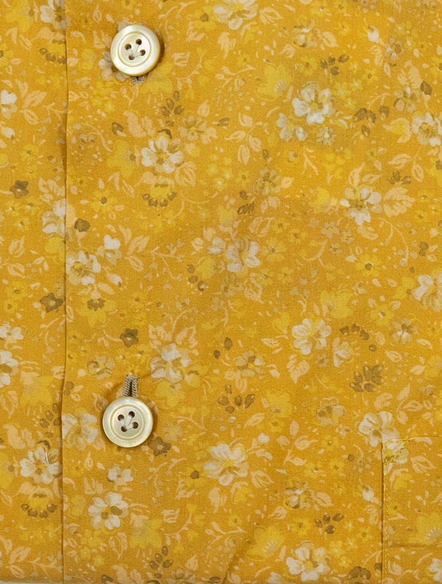 Kiton Yellow Cotton Shirt