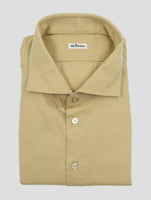 Kiton Beige Cotton Shirt