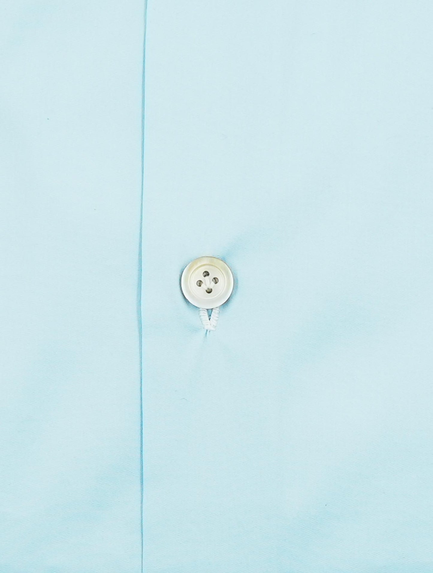 Kiton White Light Blue Cotton Shirt