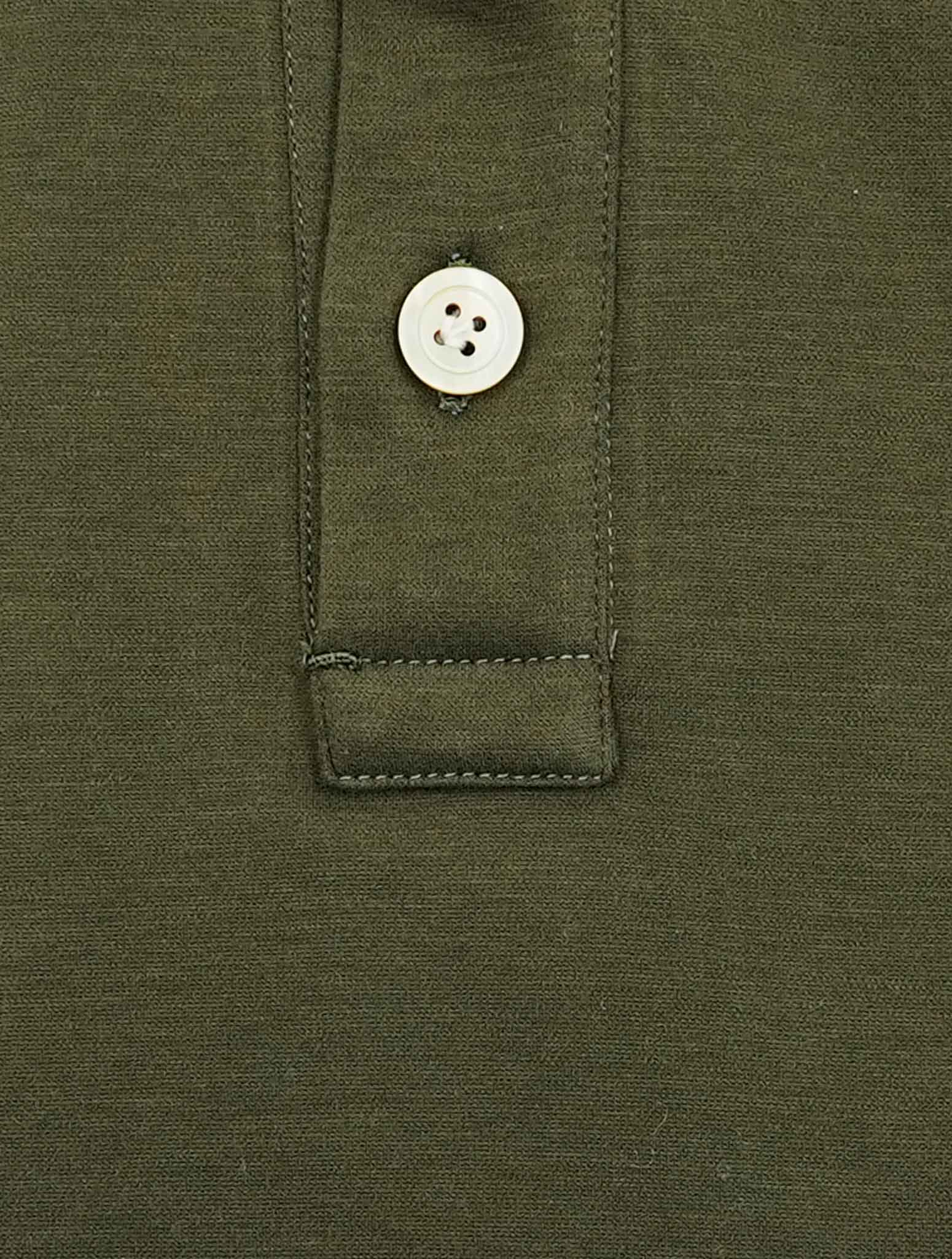 Kiton Green Cotton Polo Shirt