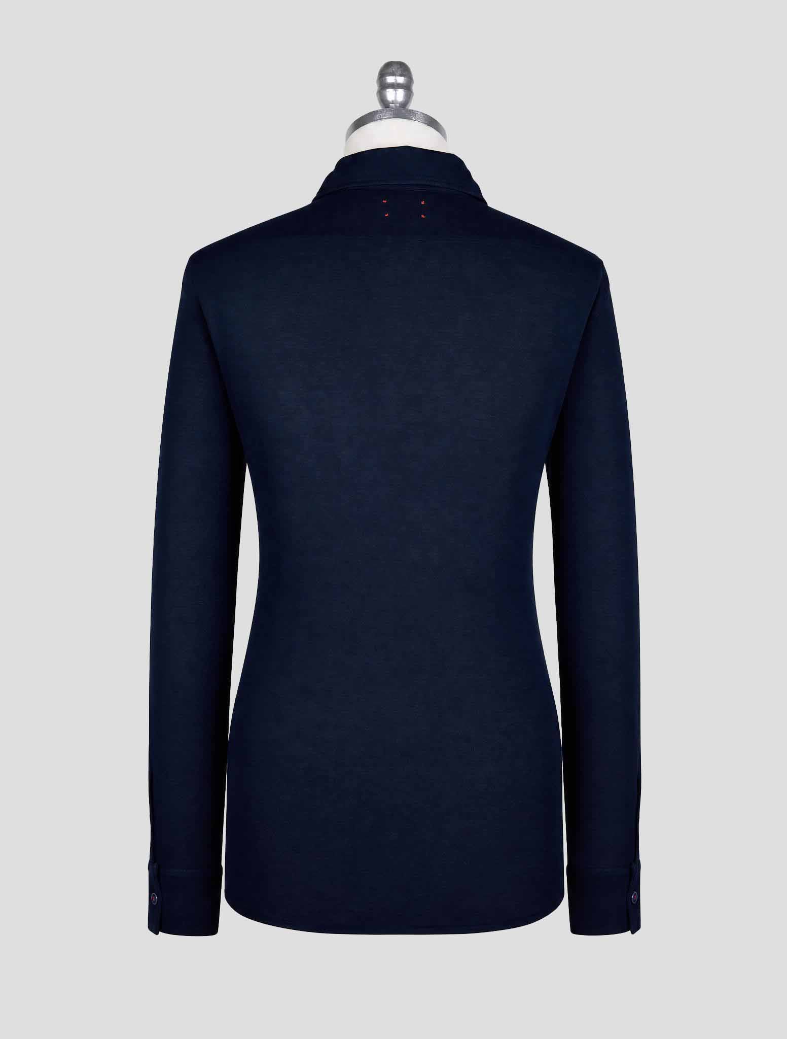 Kiton Blue Cotton Shirts