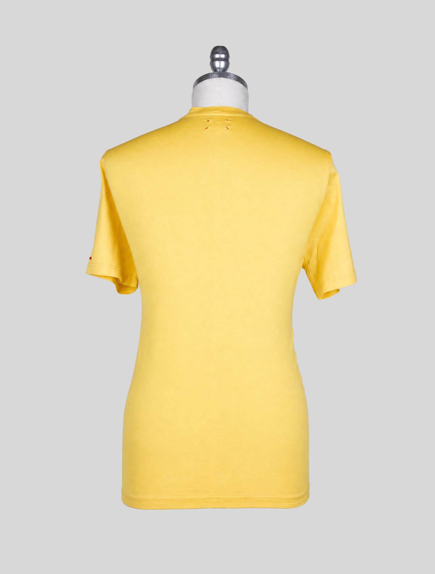 Kiton Yellow Cotton T-Shirt