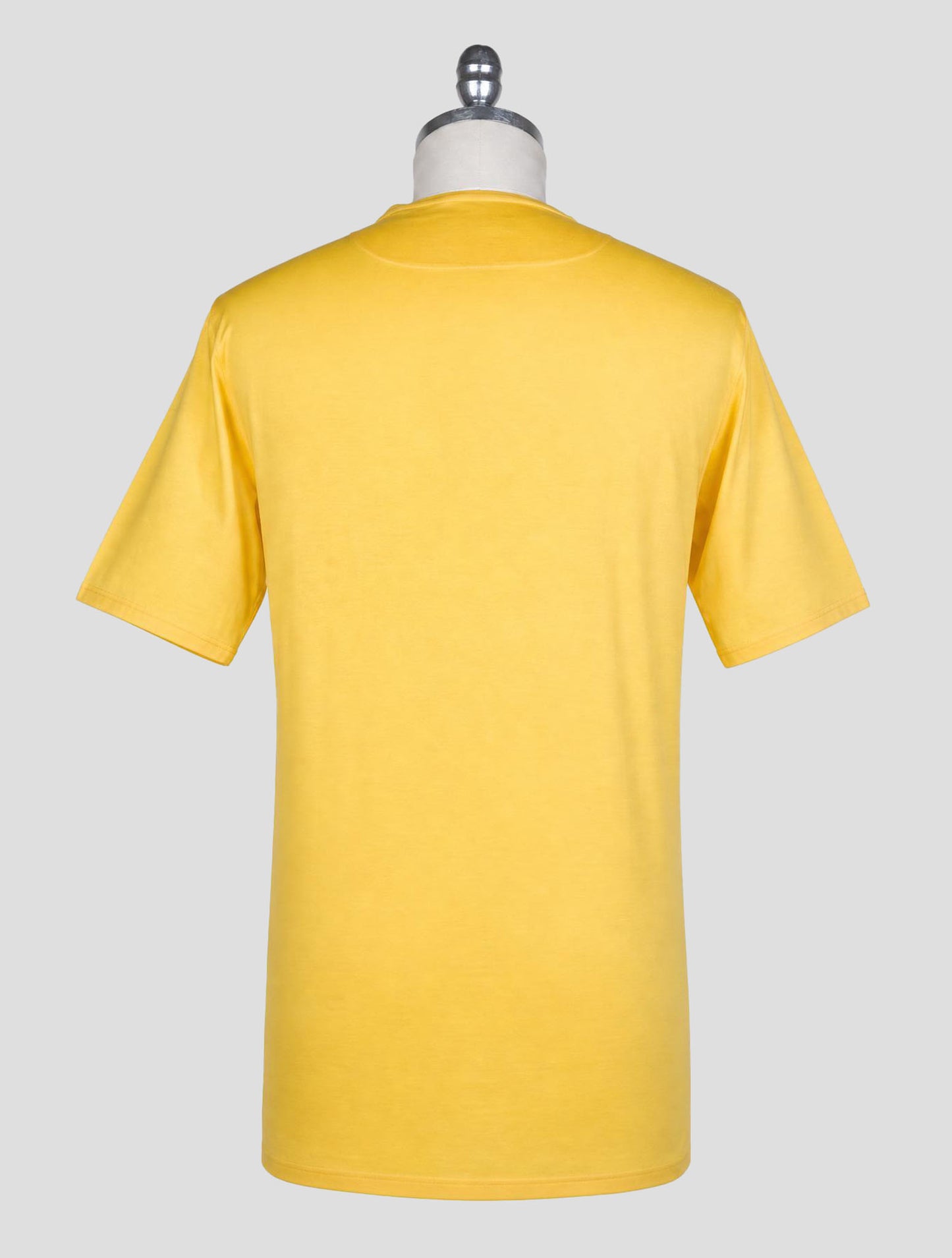 Kiton Knt Yellow Cotton T-Shirt