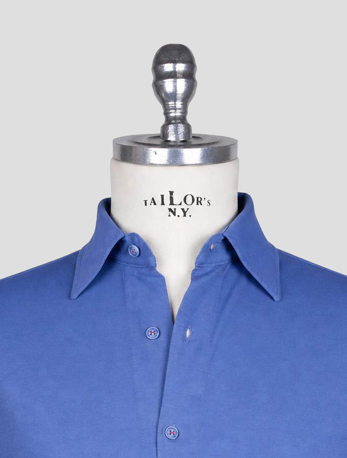 Kiton Light Blue Cotton Shirt
