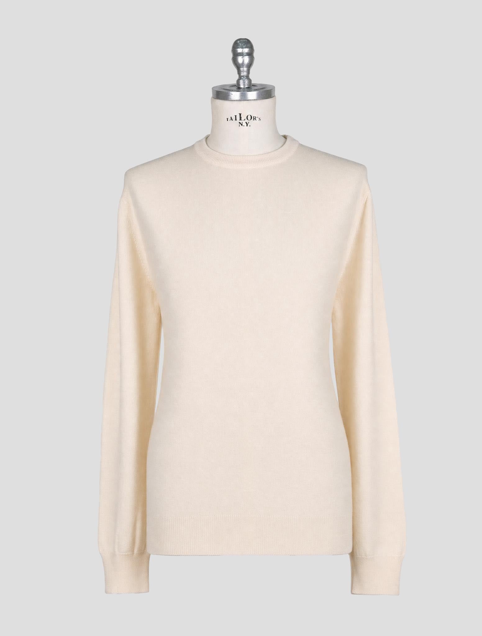 Kiton Beige Cashmere Sweater Crewneck