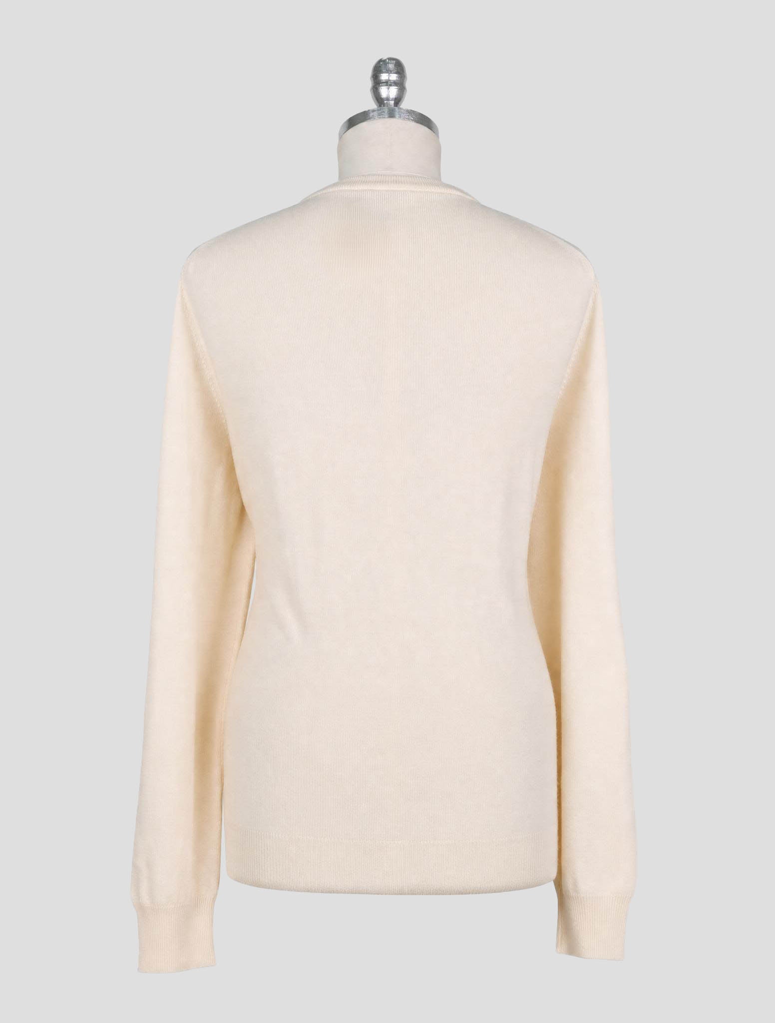 Kiton Beige Cashmere Sweater Crewneck