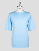 Kiton Light Blue Cotton T-Shirt
