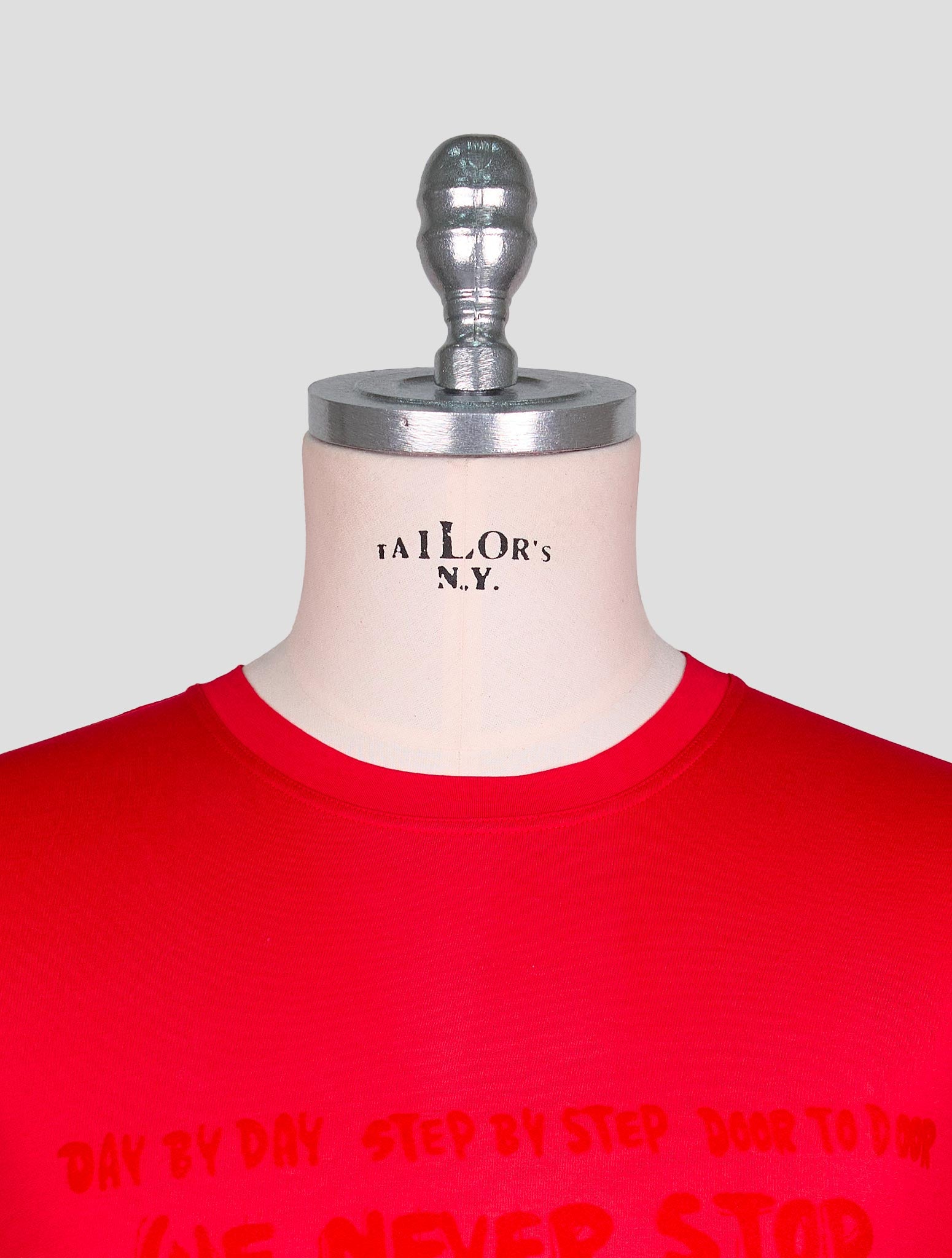 Kiton Red Cotton T-Shirt