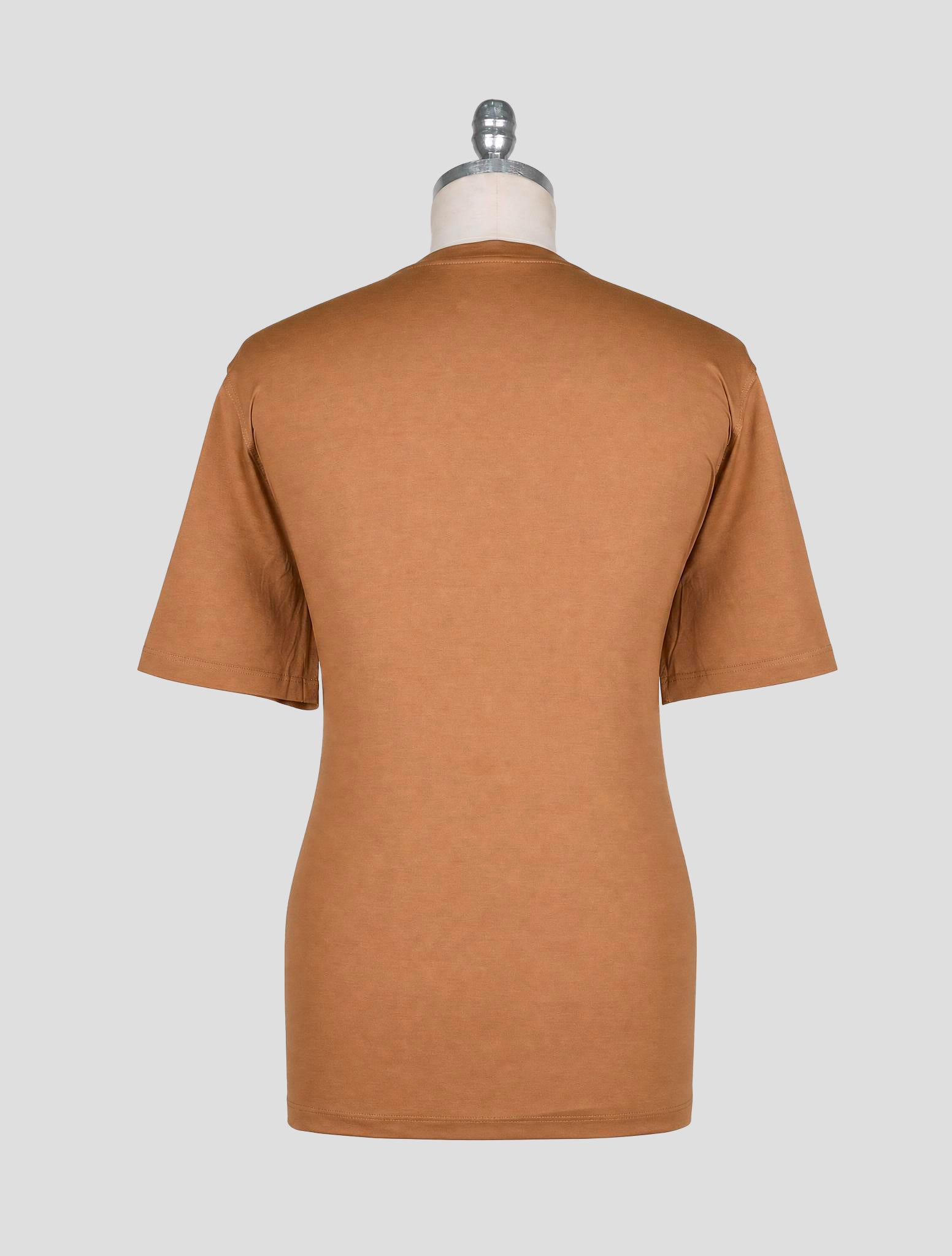 Kiton Brown Cotton T-Shirt