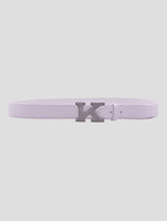 Kiton White Leather Belt