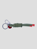 Kiton Green Leather Calf Keychain