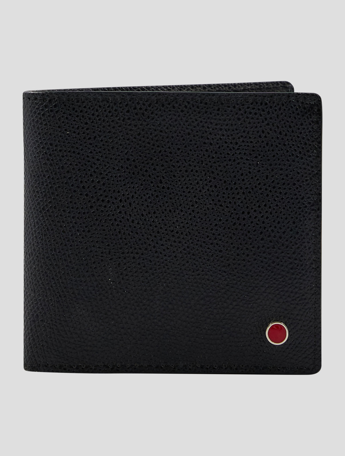 Kiton Black Leather Calf Wallet