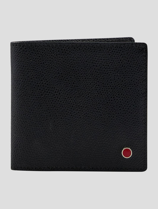 Kiton Black Leather Calf Wallet