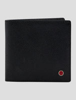 Kiton Black Leather Calf Wallet