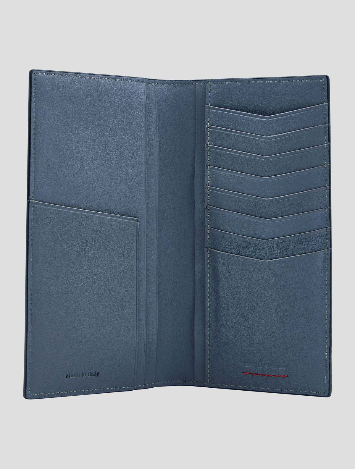Kiton Black Leather Calf Document Holder